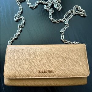 Valentino Beige Leather Crossbody Bag